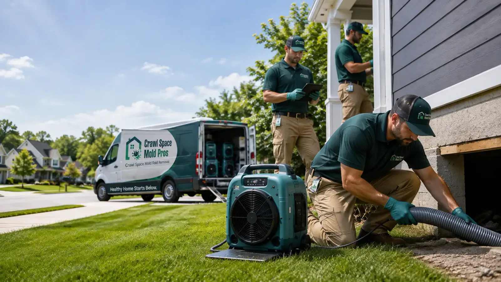 Crawl Space Mold Removal in Corunna, IN